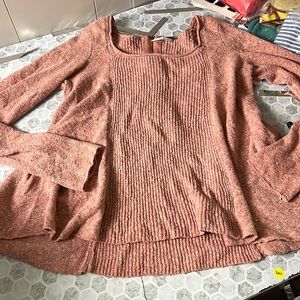 Free People Pink Sweater